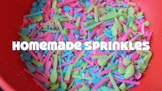 Easy 2 ingredient HOMEMADE SPRINKLES recipe