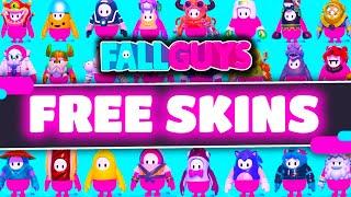 10 *NEW* Ways To Get FREE SKINS In FALL GUYS on PC PS4 Xbox OR Switch!!!
