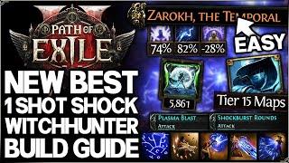 Path of Exile 2 - New Best 1 SHOT EVERYTHING Witchhunter Build - New OP Lightning Shock Combo Guide!