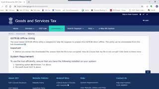 How to resolve the Error - GSTR-3B Excel utility does not exist