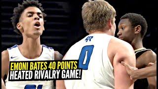 Emoni Bates Drops 40 Points in HEATED RIVALRY Game!! Lincoln vs Ypsilanti OVERTIME THRILLER!!