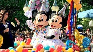 Mickey & Minnie Mouse 90th Birthday DISNEYLAND Parade w/ Ninety Disney Characters (Some Rare!)