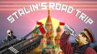 Stalin's Gopnik road trip [1944 colorized]