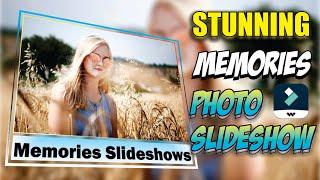 Create STUNNING MEMORIES Photo Slideshow in Filmora 12