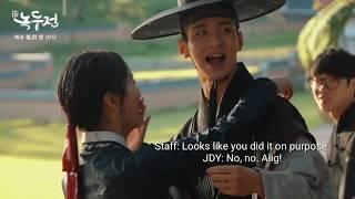 Tale of Nokdu Kiss Scene BTS (Eng subs) - Jang Dong Yoon and Kim So Hyun