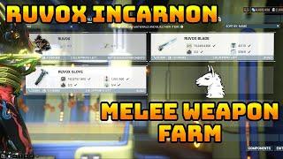 Let's Play Warframe - Ruvox Melee Weapon Farm (Incarnon Fist Weapon) Dante Unbound