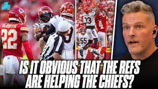 Is It Obvious That The NFL Has Referees Cheat For The Chiefs? | Pat McAfee Show