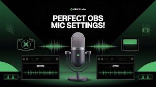 Best Mic Settings for OBS Studio (2024) ️ | Remove Background Noise & Hissing in Live Streams!