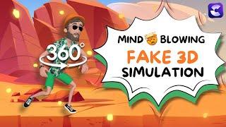 Mind-Blowing Fake 3D Simulation That Will Fool Your Eyes!