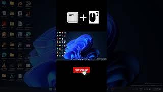 How to Change icon Size on windows 11, Resize Desktop icons #shorts video