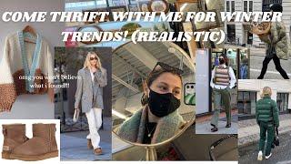 THRIFT WITH ME (realistic) | WINTER TRENDS 2021/2022