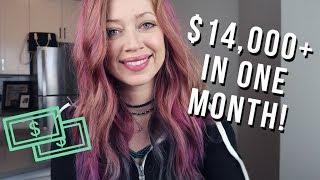 Make Money Blogging: How I Made $14,199.99 Last Month! (JULY 2017)