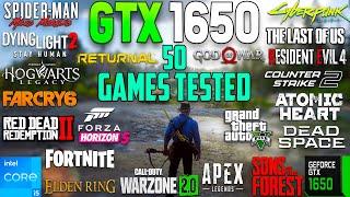 GTX 1650 Gaming Test: 50 Games Benchmarked in 2023 | Mind-Blowing Performance
