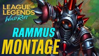 RAMMUS Wild Rift Montage - Best RAMMUS Plays | LoL Wild Rift Montage