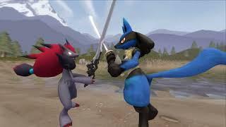 pokemon lucario vs zoroark [SFM]