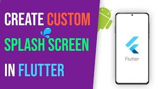 Create Splash Screen In Flutter Without Using Any Package