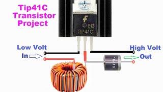 DIY 3v To 12v Boost Converter Circuit | DC To DC Converter Tip41c