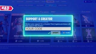 Support A Creator Code Animation Intro | Customizable Template |