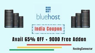 Bluehost India WordPress Hosting - 65% OFF + Rs. 9000 Free Addon