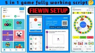 Colour prediction source code | how to install Fiewin script | 5 in 1 game setup