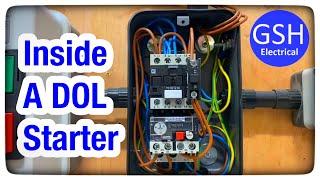 Single Phase Direct Online Starter DOL Wiring - Connections Explained and Setting the Overload