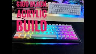 $100 Black Acrylic Custom Keyboard Build