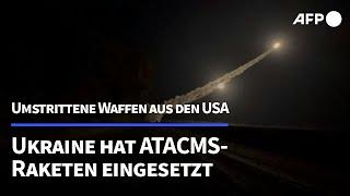 Ukraine hat ATACMS-Raketen der USA gegen Russland eingesetzt | AFP