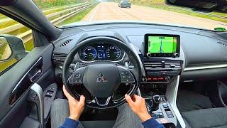 2022 Mitsubishi Eclipse Cross Plug-in-Hybrid - test drive on German Autobahn NO SPEED LIMIT