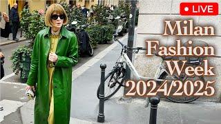 Milan Fashion Week 2024/2025 Stunning Start! Unforgettable outfits you can see on the street.