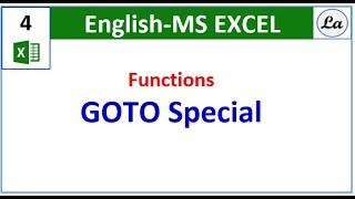 GOTO Special | How to use GOTO Special | Tricks in GOTO Special | MS Excel