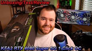 Die ultimative Gaming-Power: KFA2 GeForce RTX™ 4080 SUPER SG 1-Click OC im Test! - Review