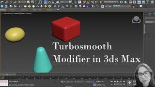 Turbosmooth Modifier in 3ds Max #3dsmax