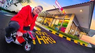 DRIVE THRU NAIK MOTOR MINI!!