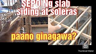 Slab formworks how it's made panuodin Ang proseso Ng pag iislab siding at soleras pati sepo