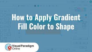 How to Apply Gradient Fill Color to Shape