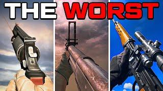 Using the WORST Weapons in Call of Duty!