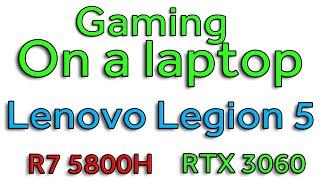 Lenovo Legion 5 15ACH6H Gaming Laptop RTX 3060 Ryzen 7 5800H Valorant, COD Warzone, Fortnite & more