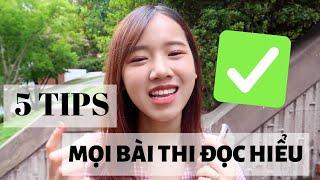 5 TIPS CHO MỌI BÀI THI ĐỌC HIỂU!!!  MEI CHAN 