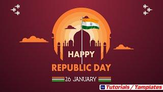 Happy Republic Day | After effect Tutorial | Republic Day Motion Graphics | @rishistudio