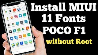 Install MIUI 11 Fonts in Poco F1,  Get MIUI 11 Fonts in any MIUI Device, #MIUI11Updates