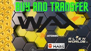 WAX - How to Buy and Transfer - AtomicHub NFT Marketplace