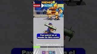 La Paw Patrol contra Shin Sonic en Roblox!