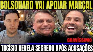 #4 BOLSONARO VAI APOIAR MARÇAL! TARCÍSIO REVELA SEGREDO AO BOLSONARO APÓS CONFLITO