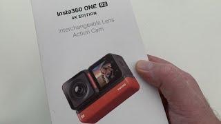 Insta360 One RS 4K Edition Unboxing While Hiking