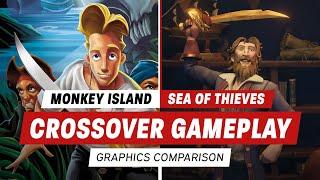 Sea of Thieves: The Legend of Monkey Island Side By Side Comparison