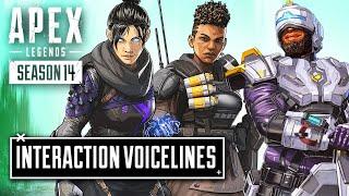 *NEW* Wraith Bangalore and Newcastle Interaction Voicelines - Apex Legends Season 14