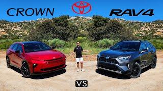 SIBLING RIVALS! -- 2025 Toyota Crown Signia vs. 2024 Toyota RAV4: Comparison