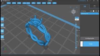 Desenhando anel e salvando em STL para impressão 3D #crossgems