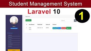Student Management Project using Laravel 10 Part 1