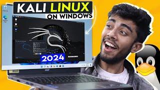 Kali Linux On Windows in Few Clicks! Without Any Error 2024 Latest Version!
